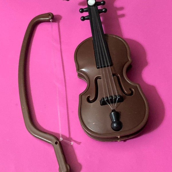 Cello violin cake topper decoration dolls house miniature musical instrument for Cellist violinist