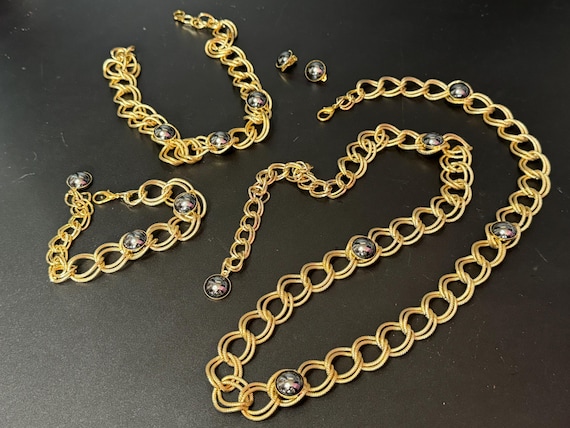 Gold Beaded Belt and Earrings Set Golden Berber Bridal Belt – Traditional Moroccan Jewelry  main image 2