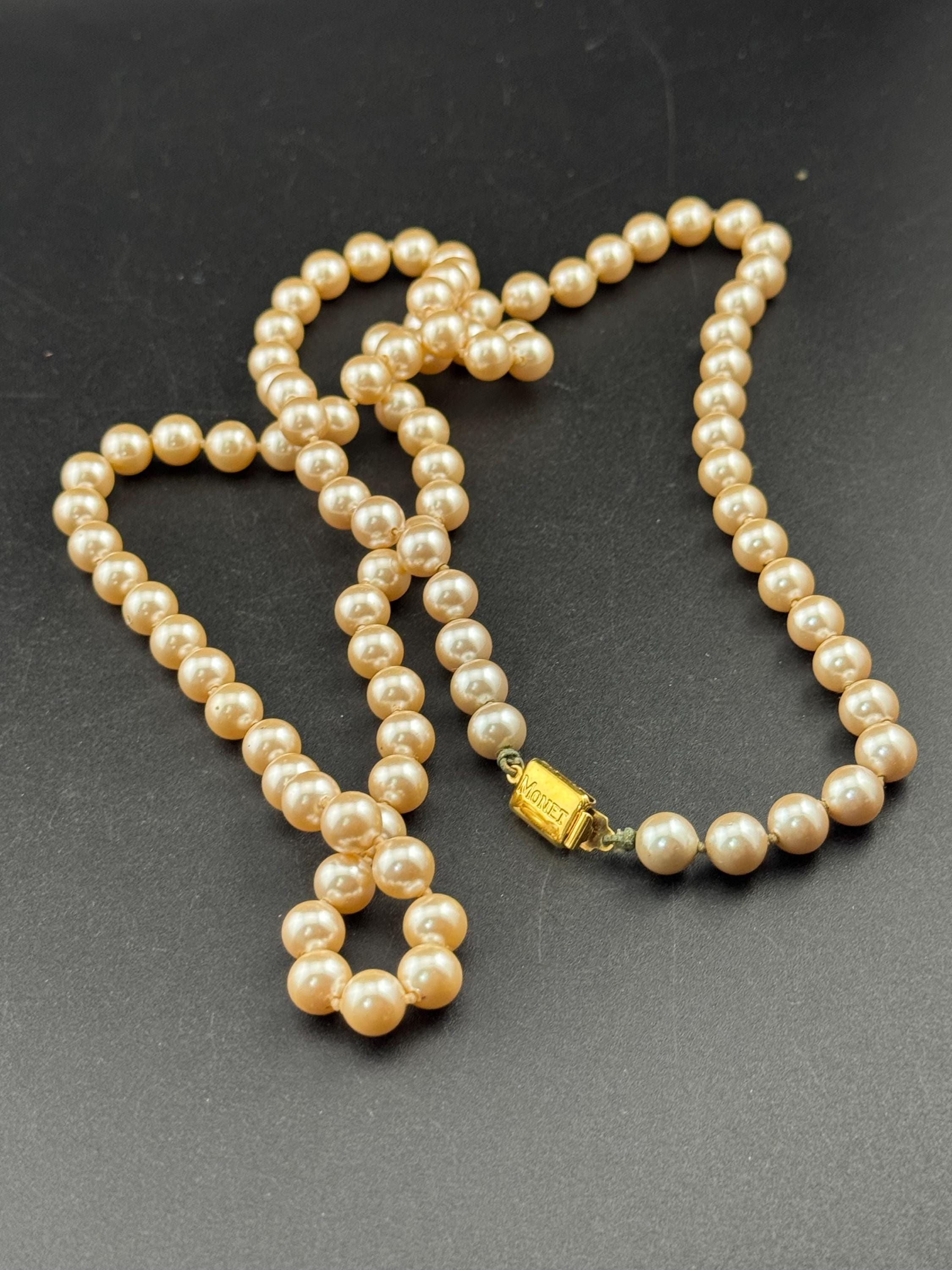 Monet pearl necklace - Etsy 日本