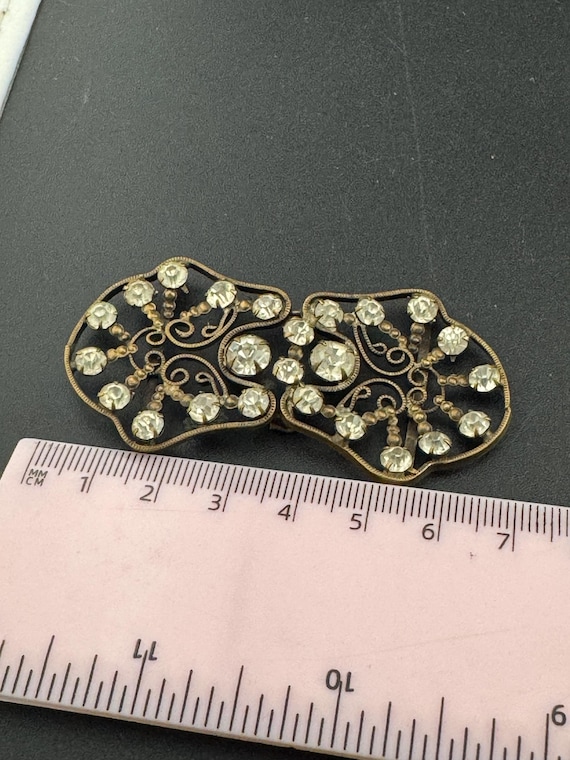 VTG 1930s Rhinestone Sash Belt Buckle Vintage | Accessories | Vtg 93s Rhinestone Sash Belt Buckle  main image 2