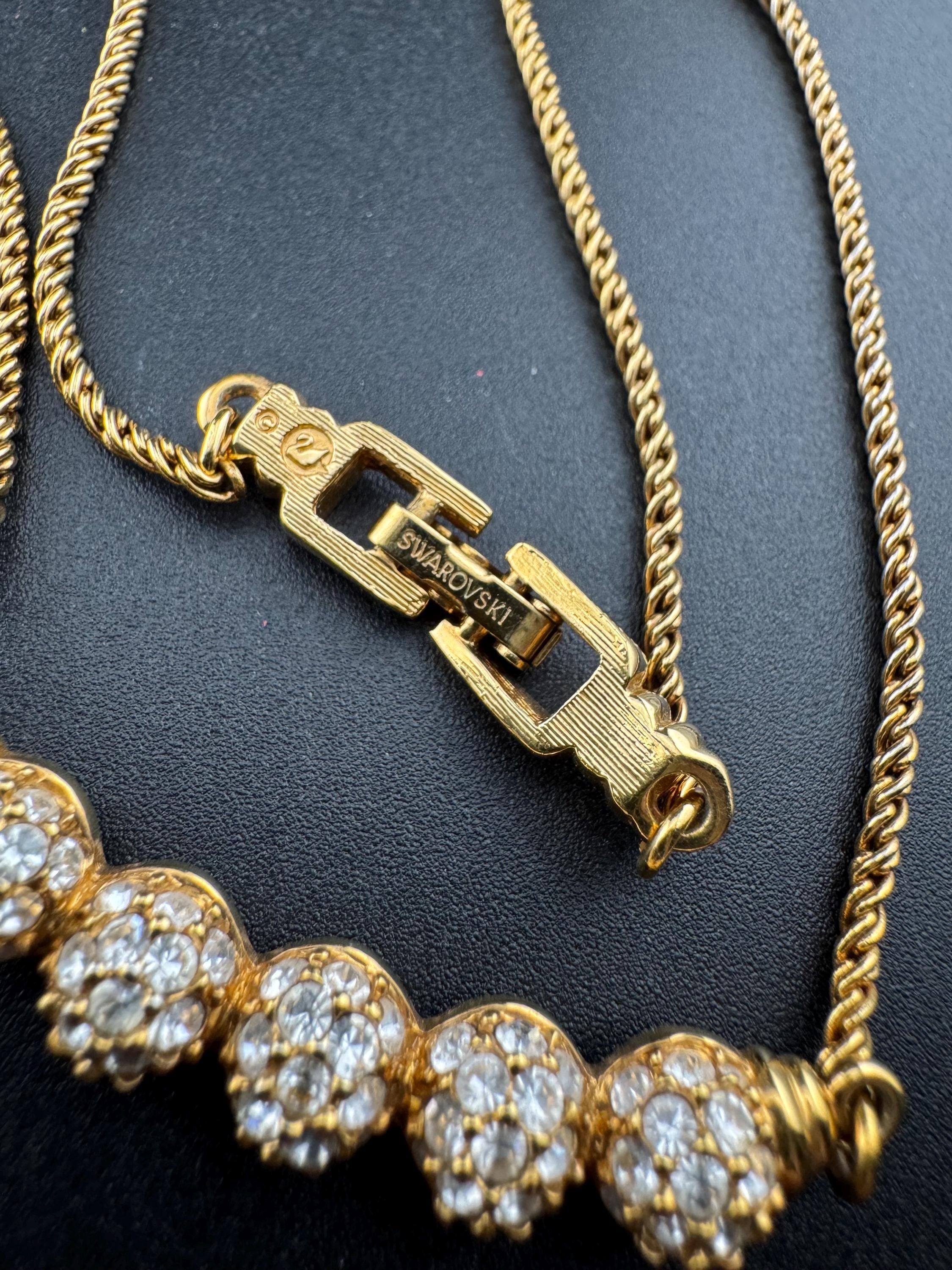 Collier Gland Boule Ton Or Avec Strass - Style Statement, Plaqué Or, Occasion