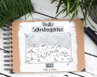 Fotoalbum Schrebergarten, personalisiertes Geschenk