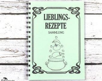 Recipe book No.1  A5, DIY, cookbook to write yourself