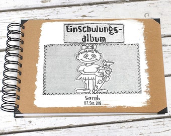 Fotoalbum zur Einschulung, verschiedene Formate