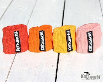 Cuffs for wrist warmers, wide range of colors