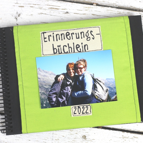 Fotoalbum vintage Trekking Urlaub, verschiedene Farben