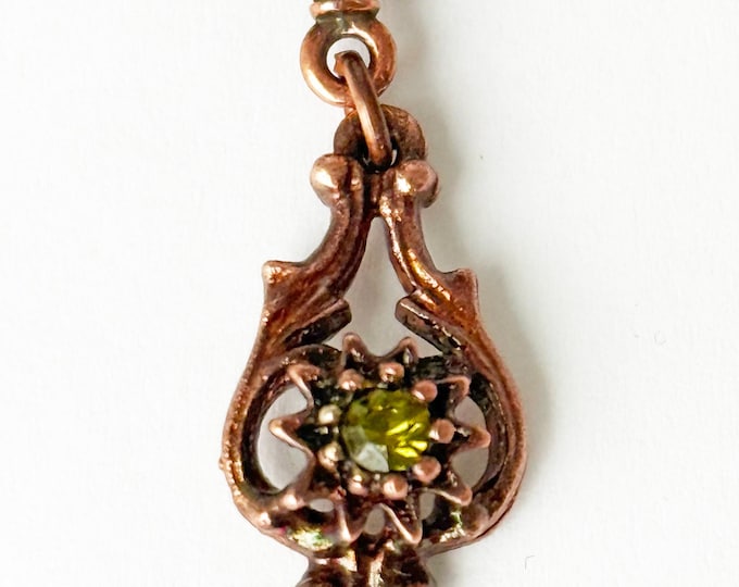 Upcycled Electro Formed Sarah Coventry Earring Pendant Necklace