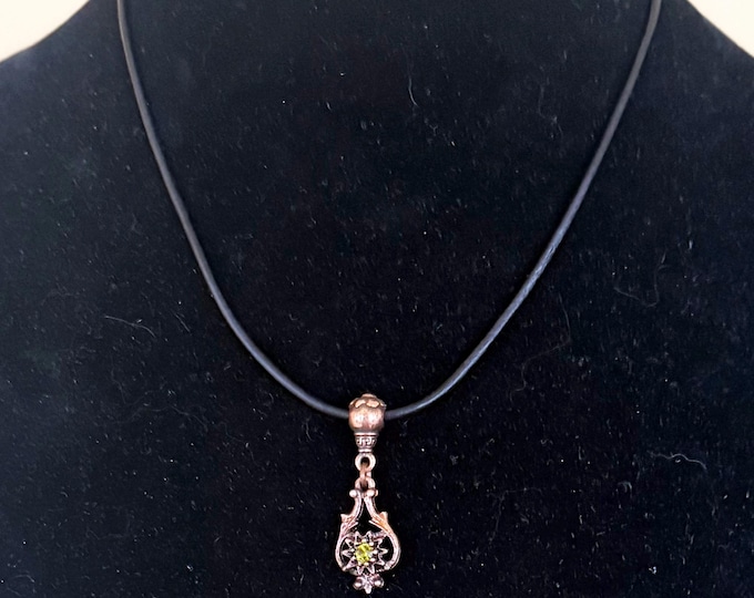 Upcycled Electro Formed Sarah Coventry Earring Pendant Necklace