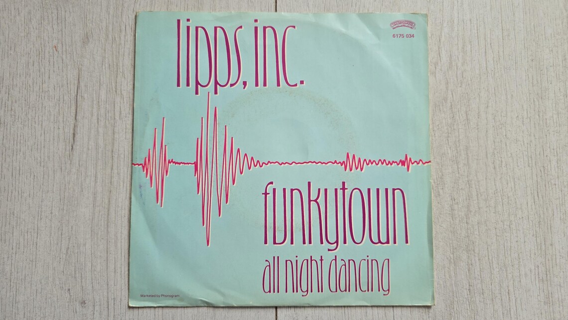 Lipps, Inc. Funkytown - Vinyl Record 7" Single, 45 RPM, Original Vintage 1979, foto 2 di 5