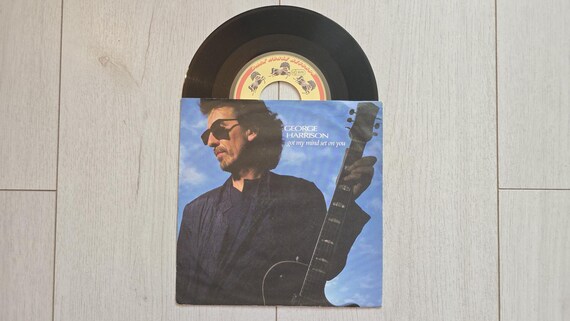 George Harrison - Got My Mind Set On You 45 RPM 7" Vinyl Record Single 1987 Vintage