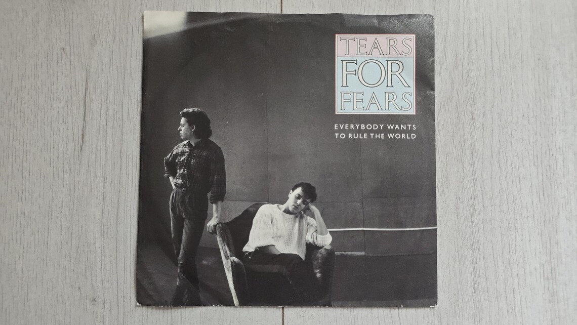 Tears For Fears Everybody Wants To Rule The World - Vinyl Record 7" Single, 45 RPM, Original 1985 Vintage, foto 2 di 5
