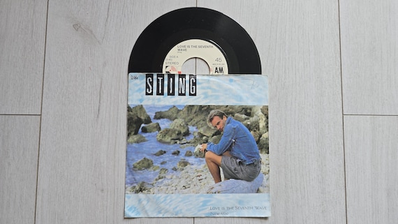 Sting Love Is The Seventh Wave - Vinyl Record 7" Single, 45 RPM, Original 1985 Vintage