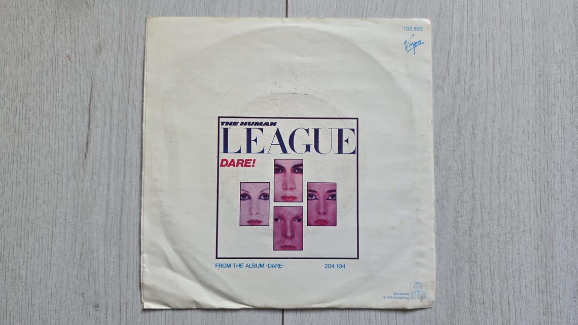 The Human League Don't You Want Me - Vinyl Record 7" Single, 45 RPM, Original 1981 Vintage, foto 3 di 5