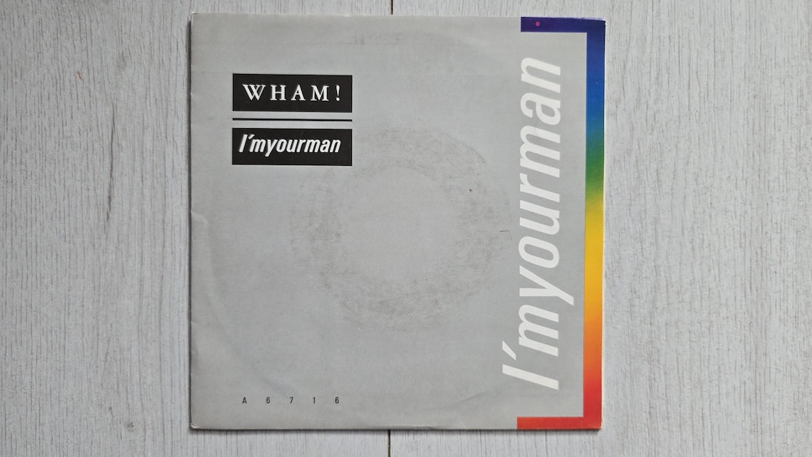 Wham! I'm Your Man - Vinyl Record 7" Single, 45 RPM, Original Vintage 1985, foto 2 di 5