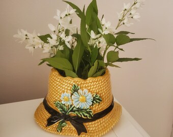 Vintage Hat Planter