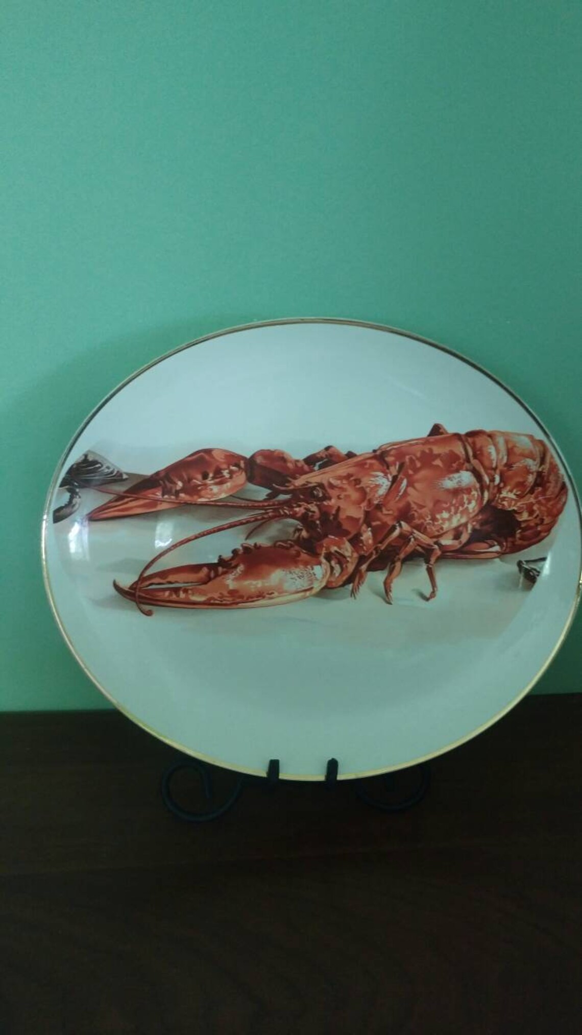 Vintage Lobster plate by Liverpool Rd Pottery LtdStoke on Etsy