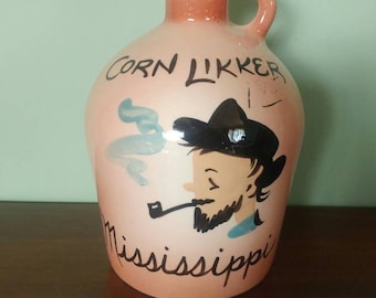 Vintage Mississippi Corn Likker Crock Jug