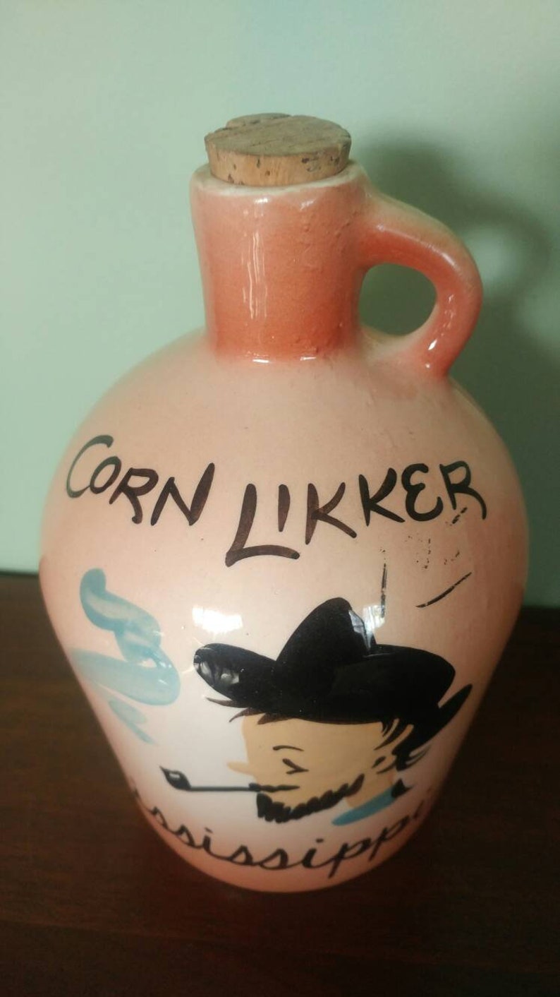 Vintage Mississippi Corn Likker Crock Jug