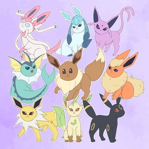 Eeveelution Stickers