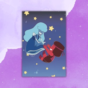 Ruby and Sapphire Print | Rupphire | Steven Universe
