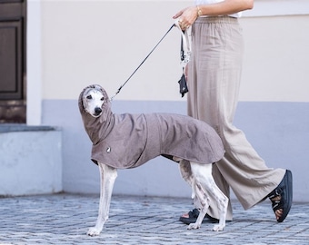Raincoat Casual SM , greyhound coats, whippet coats, iggy coats,italiangreyhound coats