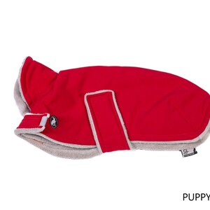 Whippet Winter Coat Double Layer Fleece Lined Waterproof Jacket Windproof Protection Reflective Wear Breathable Fabric Luxury Pet Clothing image 13