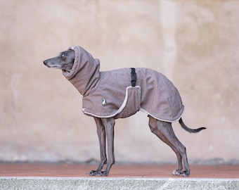Dog Winter Coat Waterproof Windproof Pet Outerwear Whippet Winter Coat Iggy Warm Clothing Italian Greyhound Coat Fleece Lined Apparel Gift