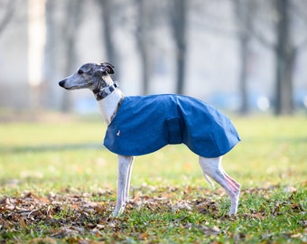 Light Jacket S.M., Windhundmäntel, Whippet Mäntel, Iggy Mäntel,italienische Windhundmäntel