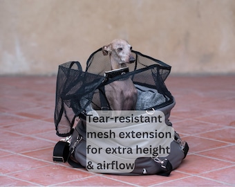 Travel Bag Leather with Mesh Cover
