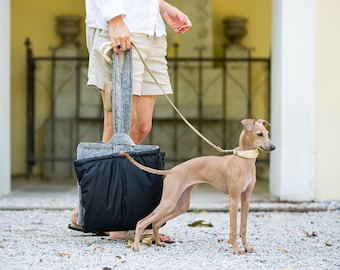 Portable Dog Mat Travel Puppy Bed Cushion Luxury Pet Picnic Blanket Foldable Design Elegant Accessory Designer Washable Pad Outdoor Comfort