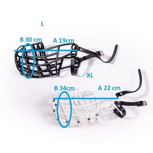 Greyhound Basket Muzzle for Dogs European Podenco Breed Fci Approved Light Plastic Breathable Design Saluki Racing Galgo Coursing Lurcher image 7