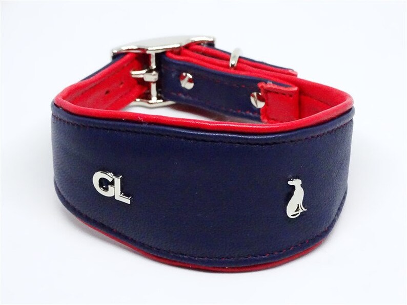 Leather Custum Dog Collar Whippet Leather Collar Italian Greyhound