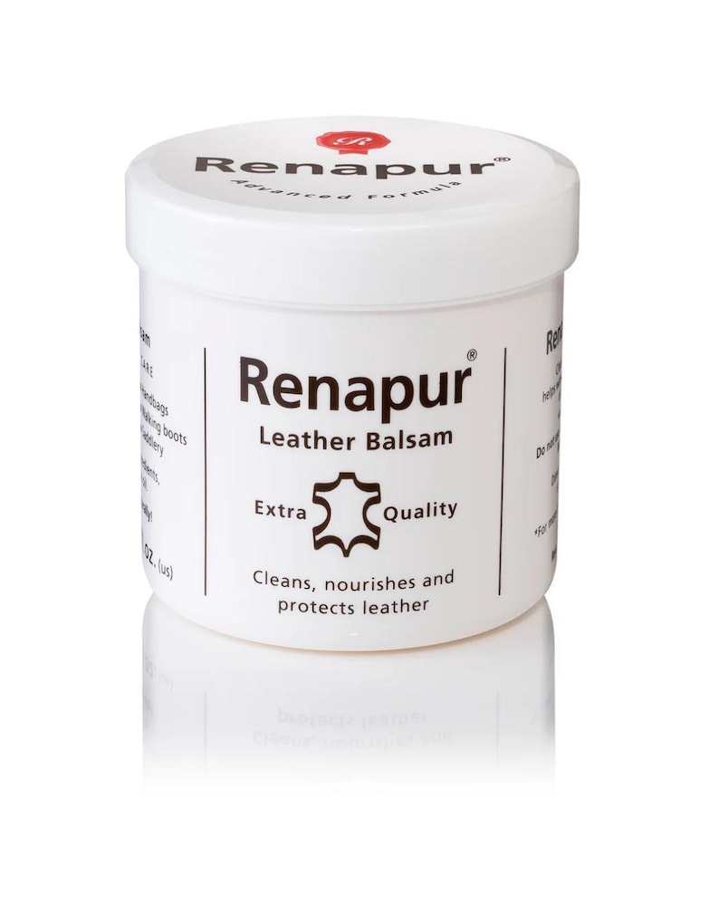 Natural Leather Care Product Waterproof Balm Boot Restoration Cream Leather Cleaner Natural Conditioner Balsam Furniture Protection Treatment Saddle Maintenance Polish Bag Jacket Softener Moisturizer Upholstery Care Solution Non-Toxic pH