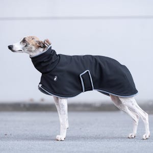 Whippet Winter Coat Double Layer Fleece Lined Waterproof Jacket Windproof Protection Reflective Wear Breathable Fabric Luxury Pet Clothing