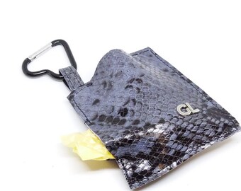 Poop Pouch, Pouch for poop bags, leather poop pouch