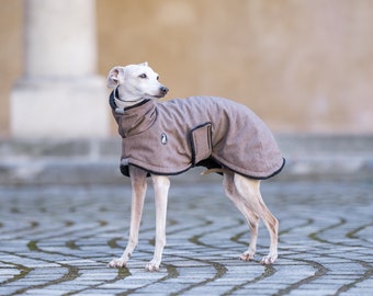 Lux coat SM DOUBLE BELTS,greyhound coats, whippet coats, iggy coats,italiangreyhound coats