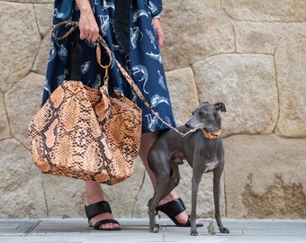 Orange Python Leash