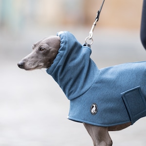 Softshell Hound Garment For Sighthound Wear For Whippet Coat Design Dog Raincoat For Greyhound Luxury Wear For Galgo Clothes Walking Gear