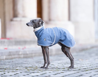 Casual Coat Shell DOULE BELTS, greyhound coats, whippet coats, iggy coats,italiangreyhound coats