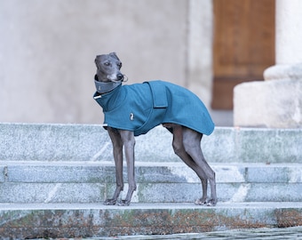 Casual Jacket S.M. DOUBLE BELTS, greyhound jacket, whippet jacket, iggy jacket,italiangreyhound jacket, saluki jacket