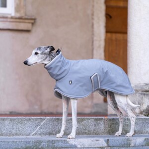 Versatile Dog Jacket Whippet Winter Coat Double Layer Construction Fleece Lined Interior Waterproof Exterior Protection Windproof Barrier Technology Reflective Safety Elements Easy Maintenance Design Cold Weather Essential Breathable
