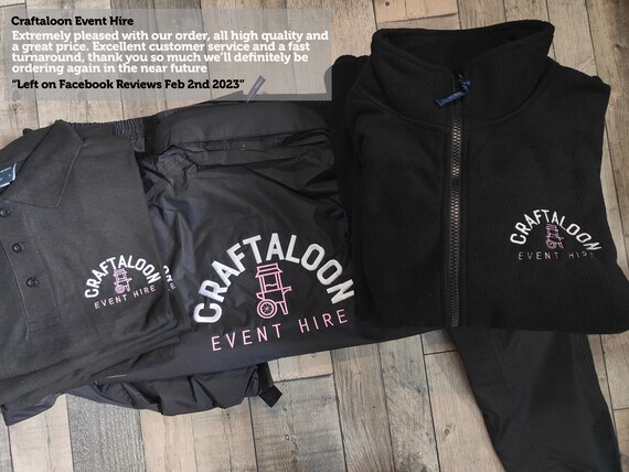 Personalised store workwear hoodies