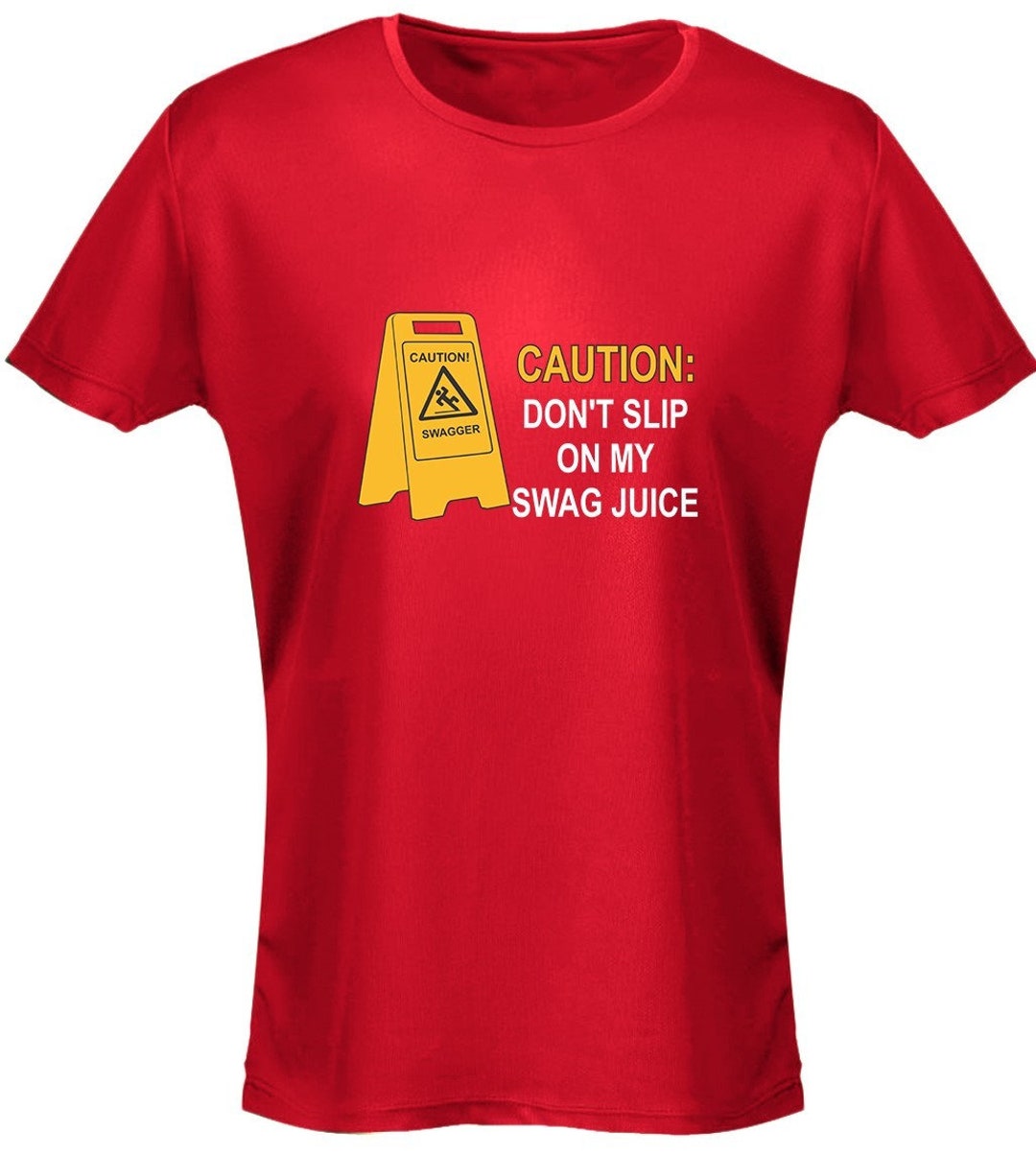 Caution Swag Juice Women's T-shirt: Funny Graphic Tee - Etsy