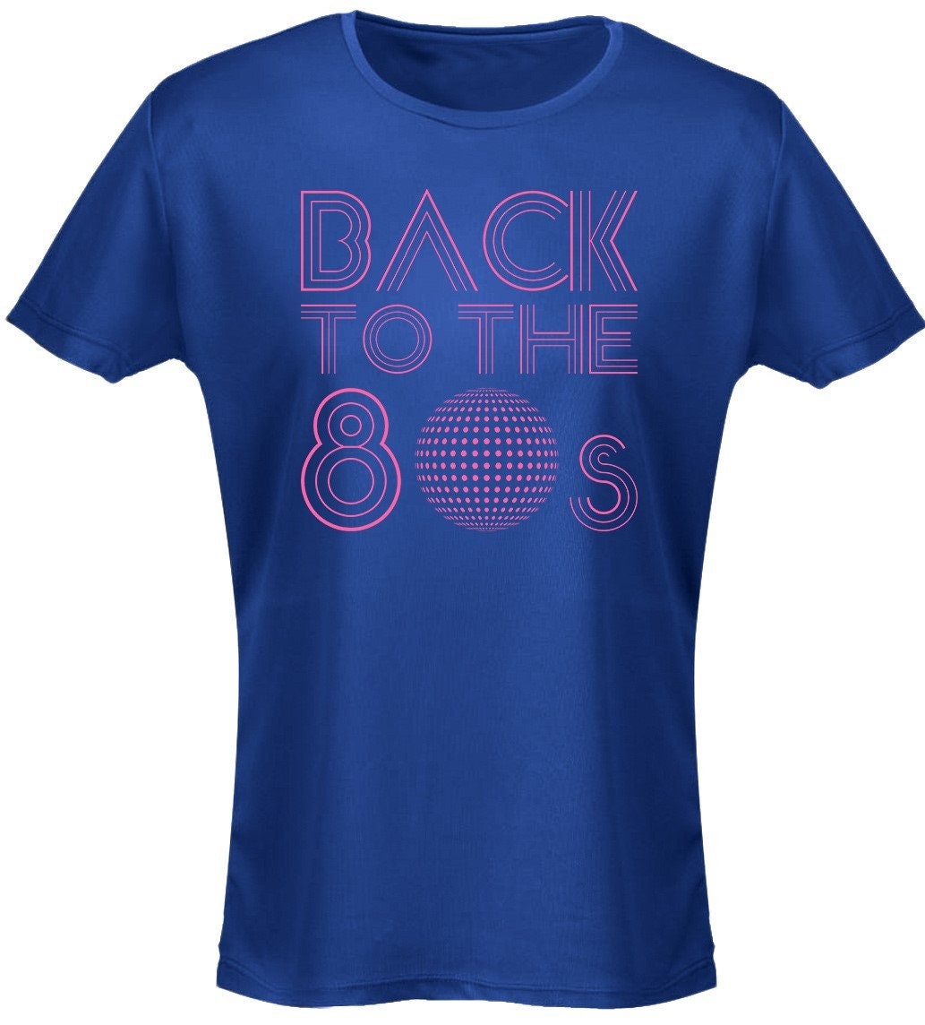 Back To The 80&rsquo;s Disco Music Womens T-Shirt 8 Colours | Etsy