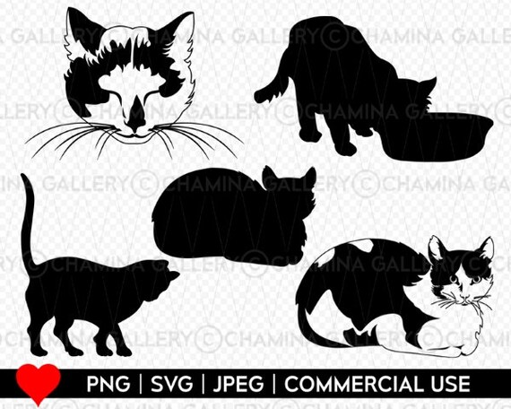 Download Cats Svg Bundle Vector Cut Files Cat Svg Cats Png Cat Etsy PSD Mockup Templates