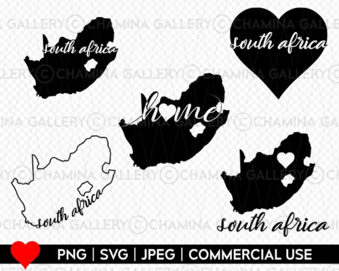 South Africa Svg South Africa Map Svg South Africa Cut Files South