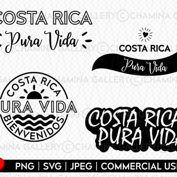 Costa Rica svg | Costa Rica Pura Vida svg | Costa Rica cut file