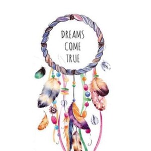 Trasferimento di calore Dream Catcher, Patch di piume Boho, Trasferimento di calore estivo Boho, Trasferimento di indumenti fai da te, Applique fai da te, Regalo Boho