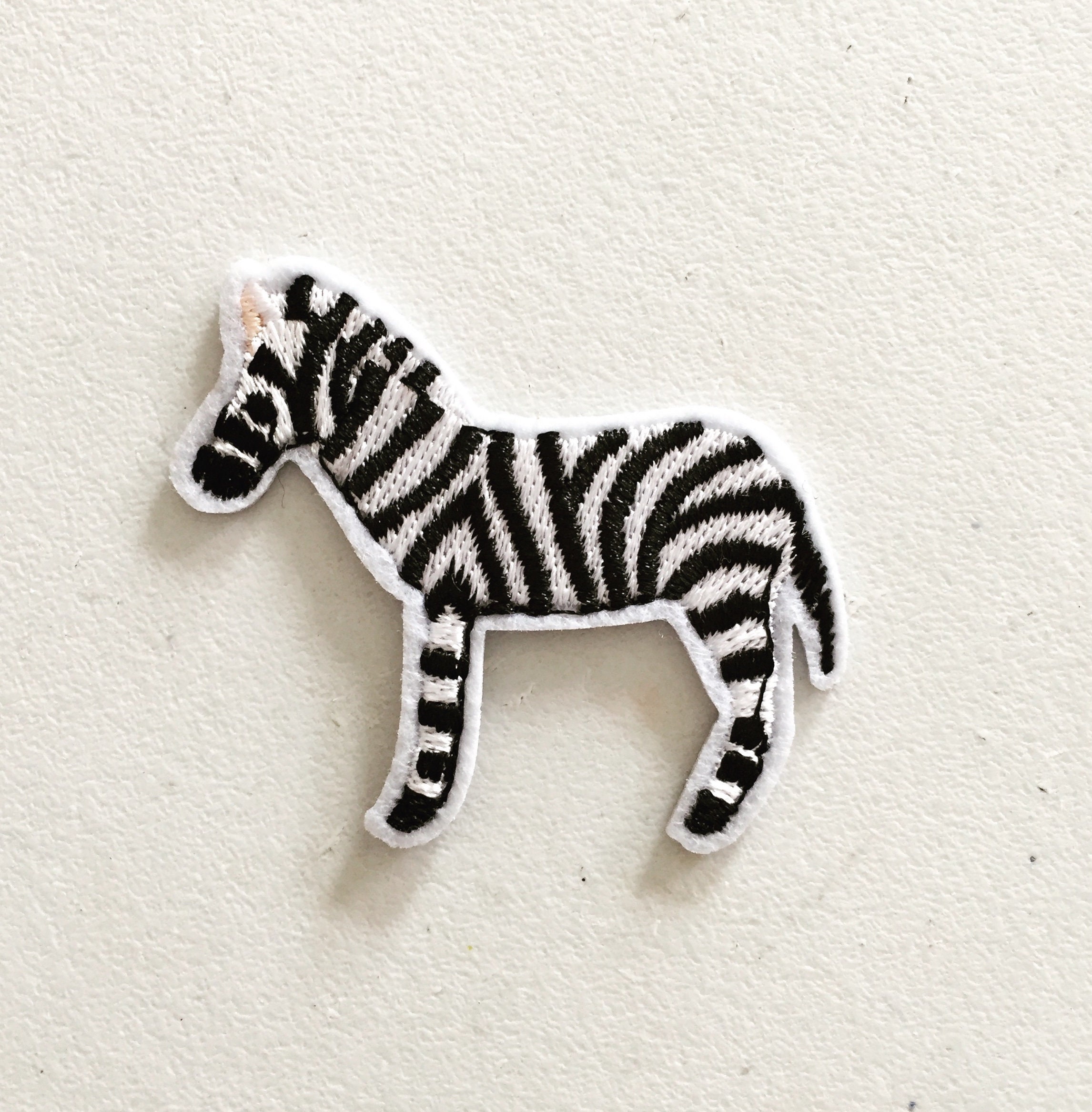 Applikation großes Zebra Aufnäher Applikation großes Zebra Aufnäher