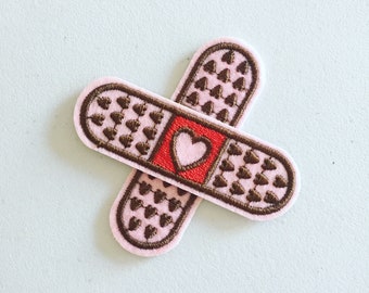 Band-Aid Iron-On Patch, Medical Plaster Badge, Nurse Badge, DIY Embroidery, Embroidered Applique, Pop Culture Gift, Doctor/Nurse Gift